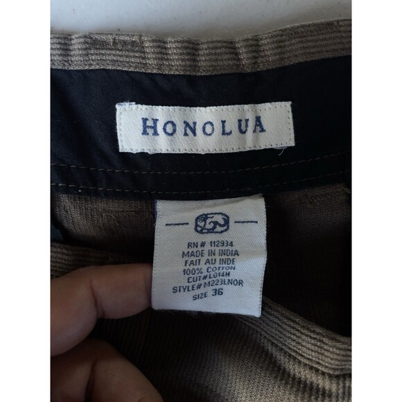Honolua High-Rise 5 Pocket Bermuda Shorts Women’s Size 36 Flat Front Brown - Picture 10 of 14